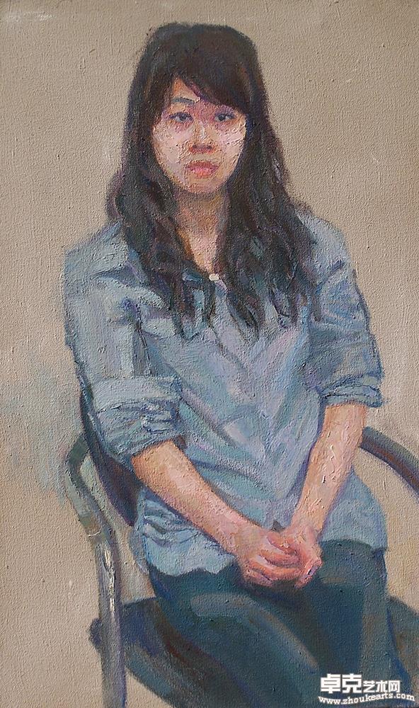 学生肖像Ⅱ100*60CM