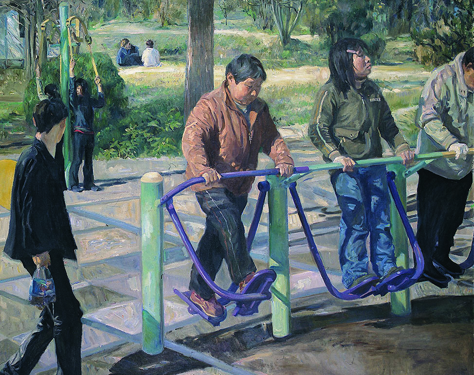 健身广场150*120CM