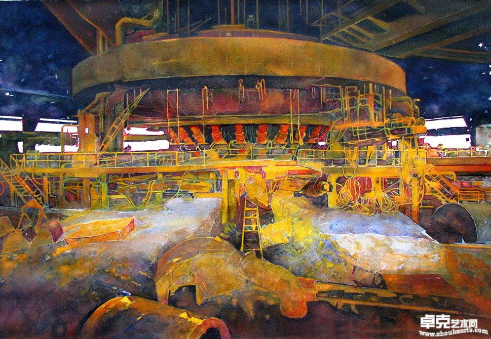 辉煌的时代——老厂房之一 57x78cm    