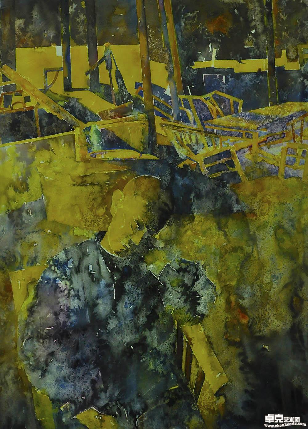 凝固的时光 50x70cm   