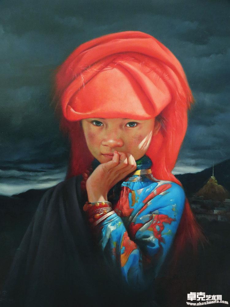 《凝听》89X118CM