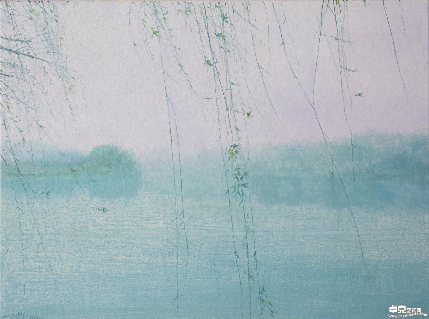 早春三月80x60cm