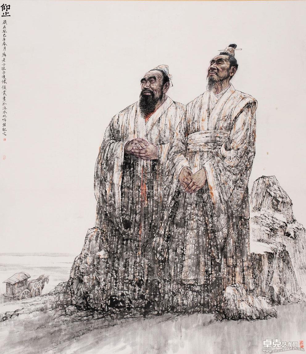 历史画8孔子入周问礼