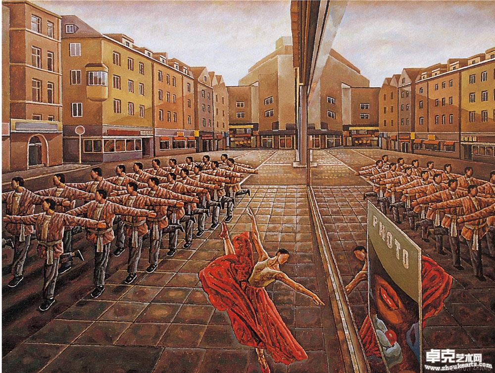 城之三  45x65cm  
