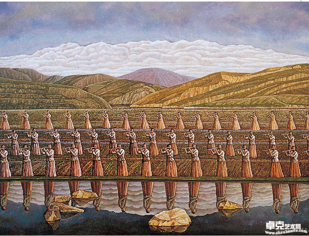 远山之三  45x65cm 