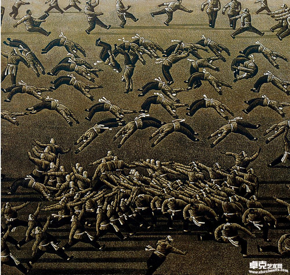 平原上的舞蹈NO.2 80x85cm 