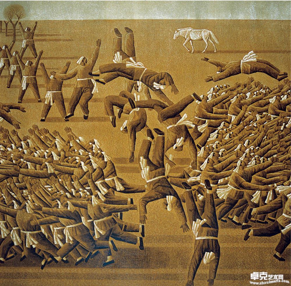 平原上的舞蹈NO.1 80x85cm 