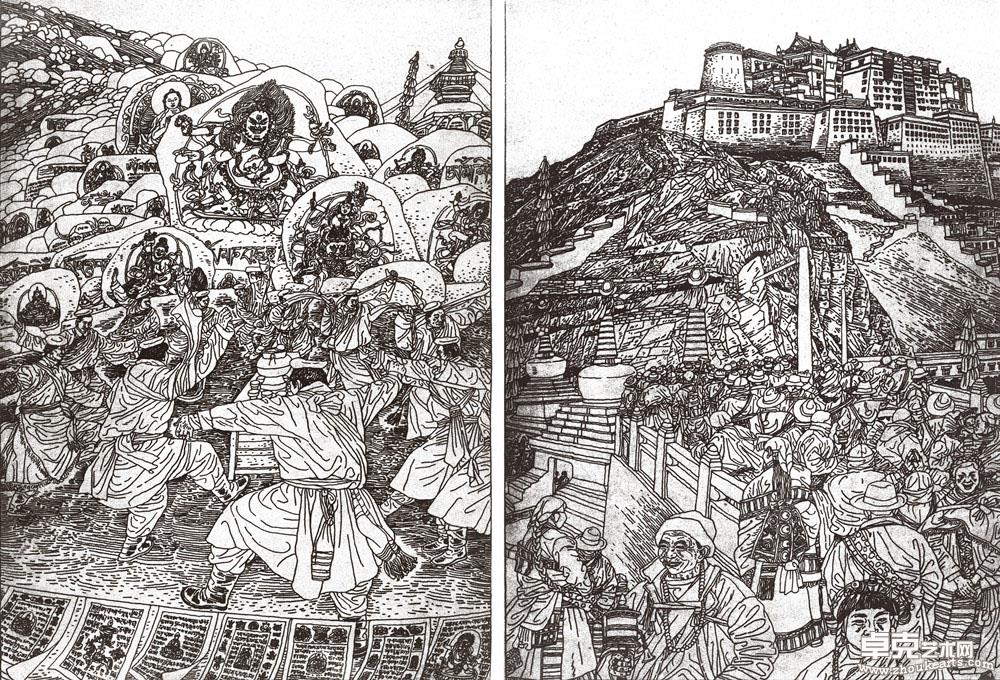 恒组画系列一 47x34cm 