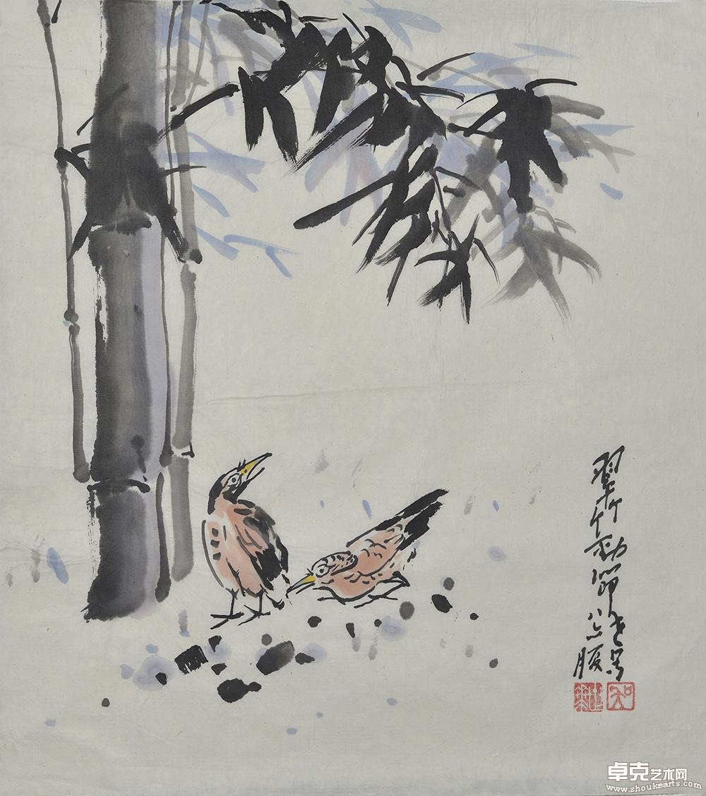 翠竹劲节41x38