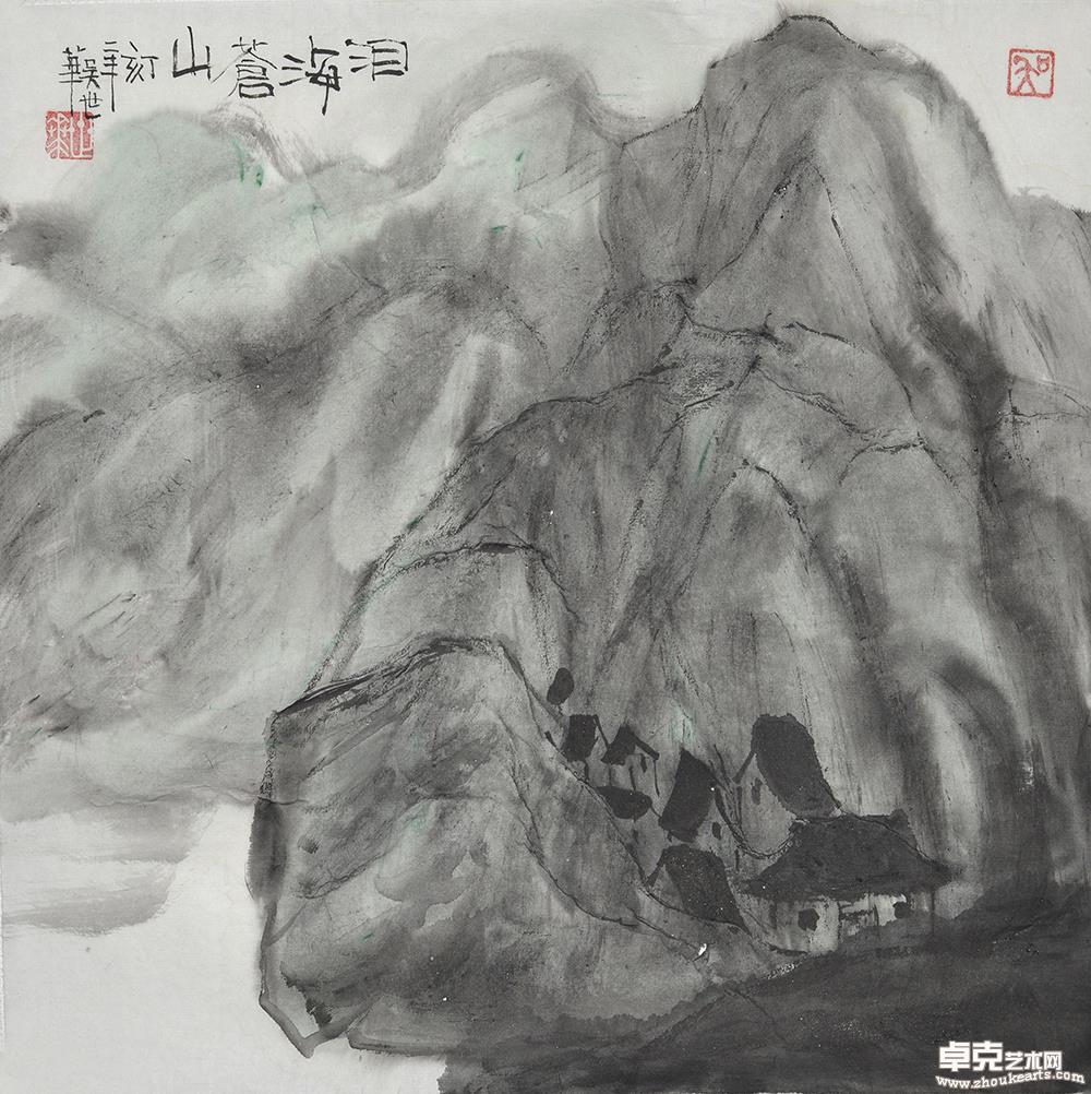 洱海苍山34.5x34.5