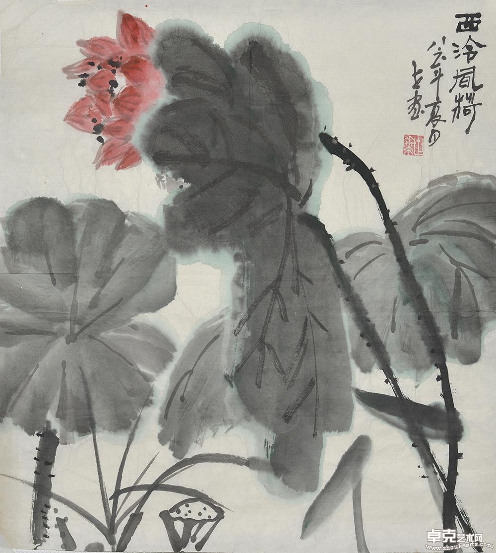 西冷风荷42x38
