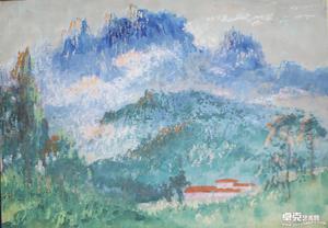 巍巍井冈－水粉、油画棒
