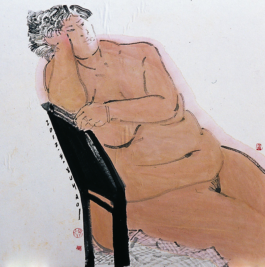 人体写生350x50cm