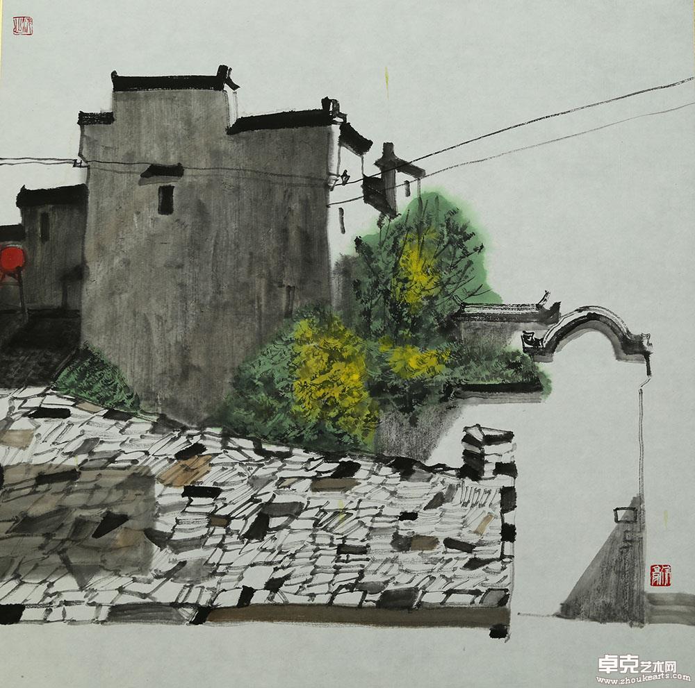 屏山写生-