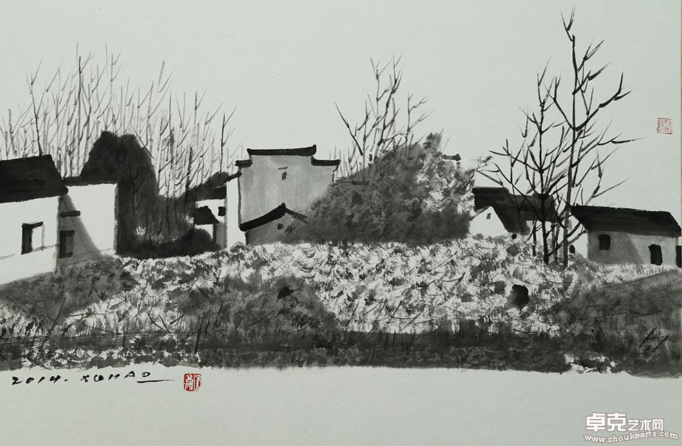 屏山村40x60cm