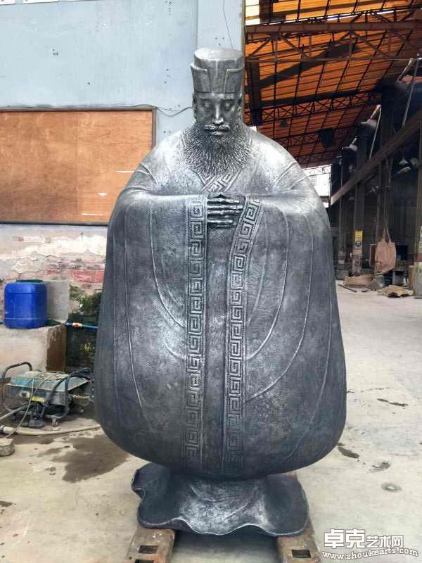 《武汉长江文明博物馆》2015年 古代贤人  材料不锈钢