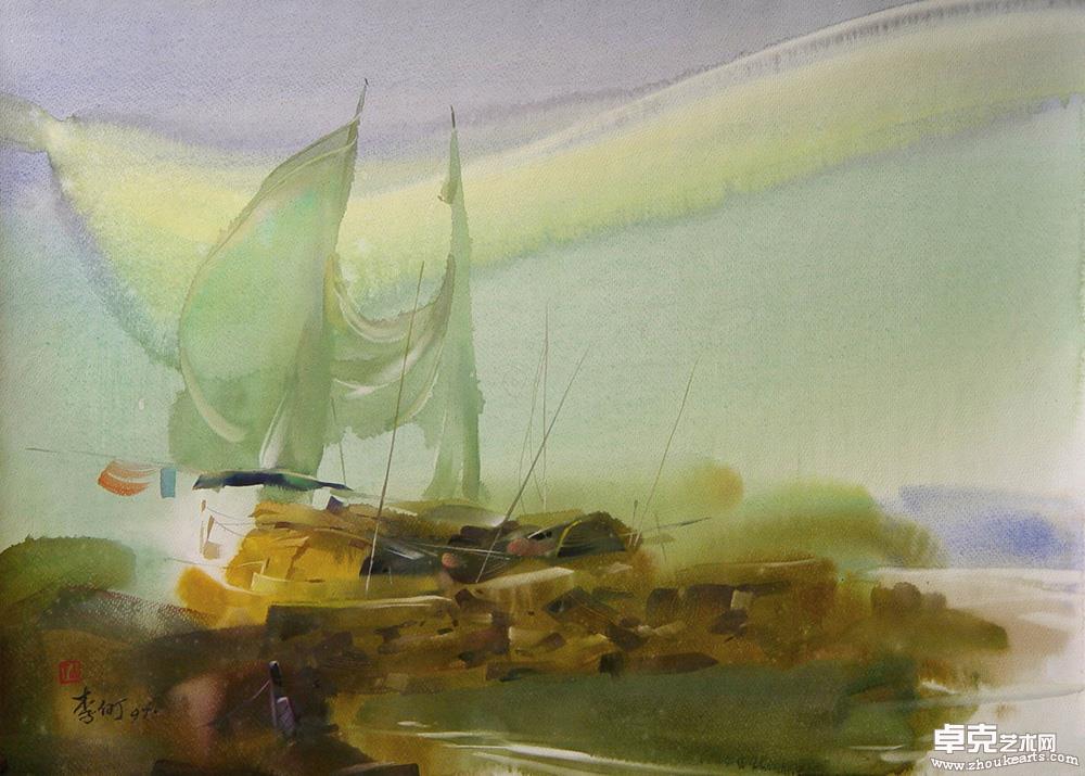 《泊》78cmx54cm