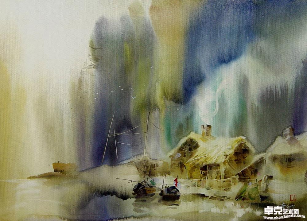 《依依乡情》78cmx54cm