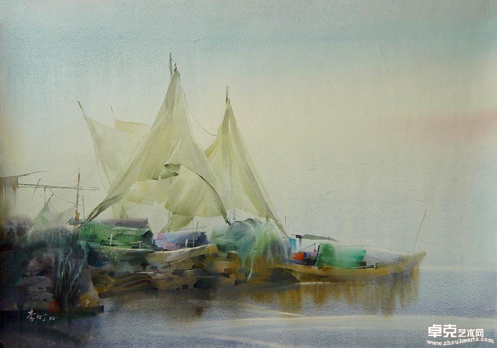 水彩作品978cmx54cm