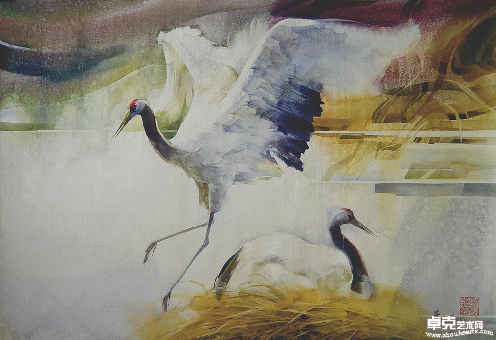 《归家》78cmx54cm