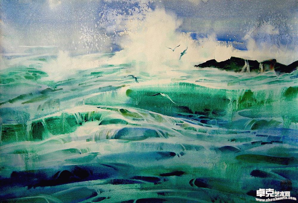 《海之诗》78cmx54cm