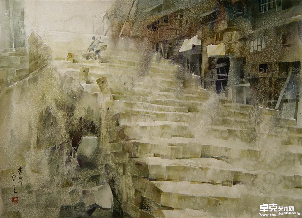 水彩作品2178cmx54cm