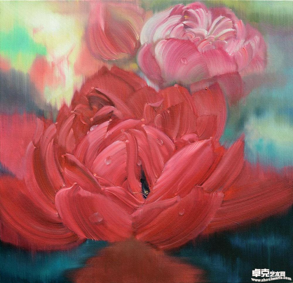 《花开的声音.No.25》90cmx90cm