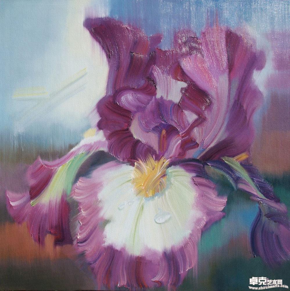 《花开的声音.No.21》80cmx80cm