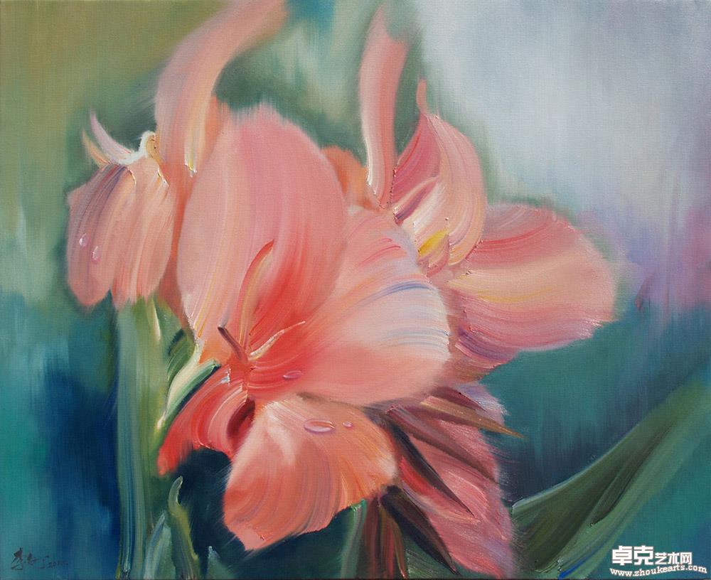 《花开的声音.No.19》80cmx65cm