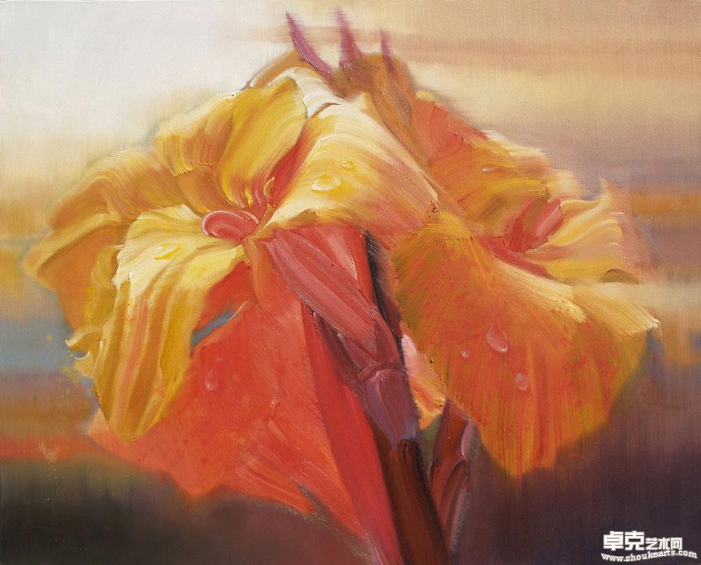 《花开的声音.No.17》100cmx80cm