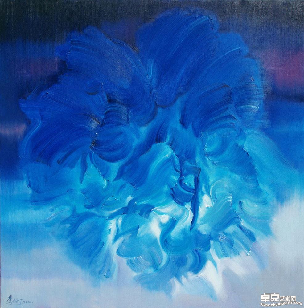 《花开的声音.No.16》80cmx80cm