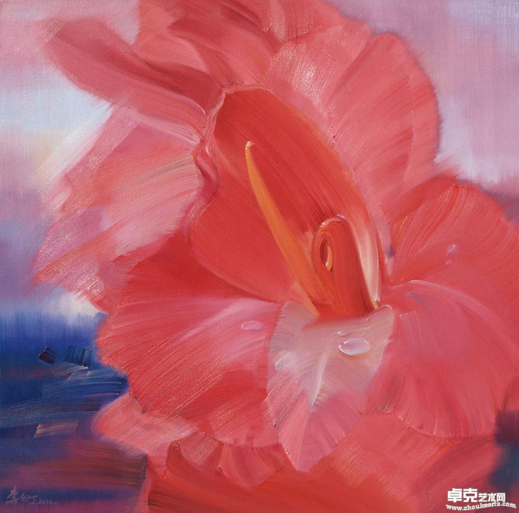 《花开的声音.No.14》80cmx80cm