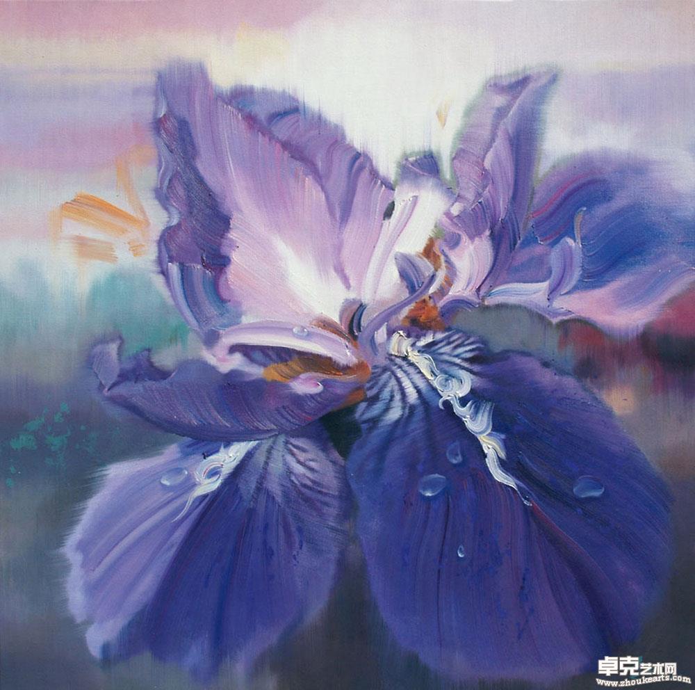《花开的声音.No.13》80cmx80cm
