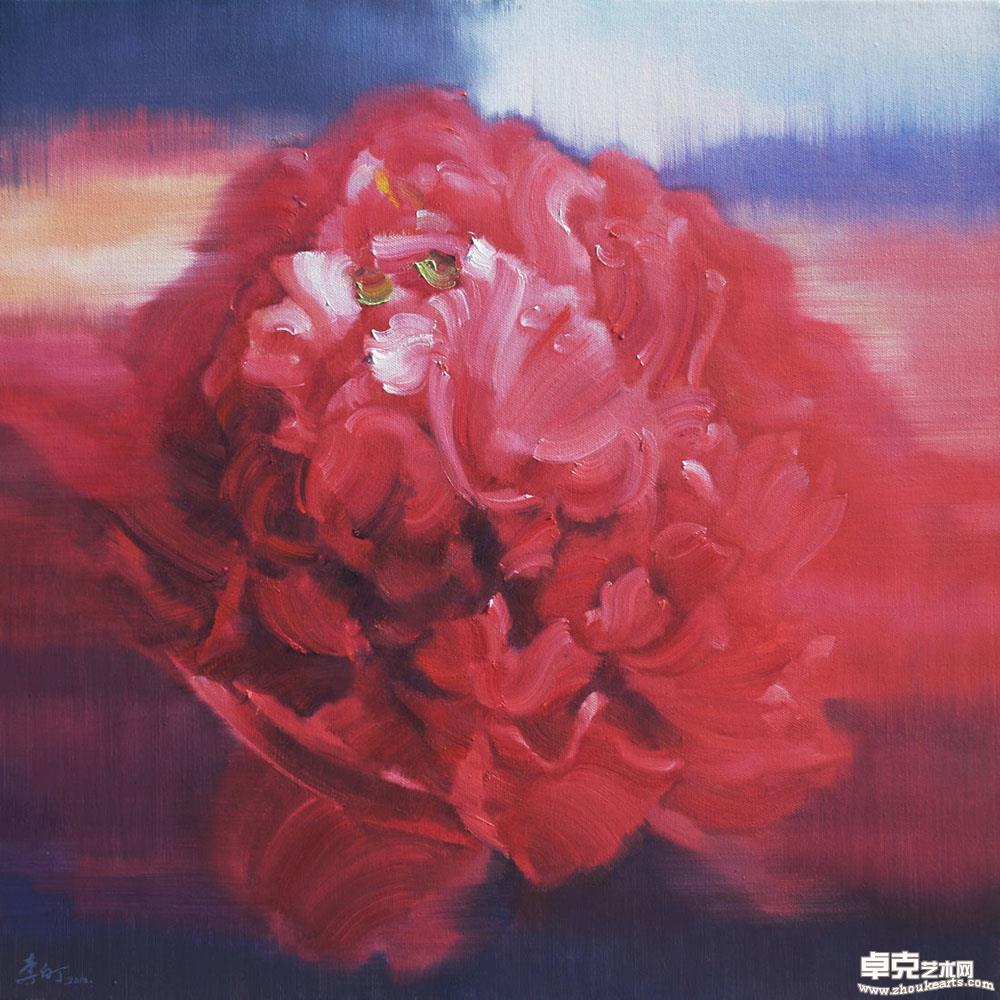 《花开的声音.No.6》80cmx80cm