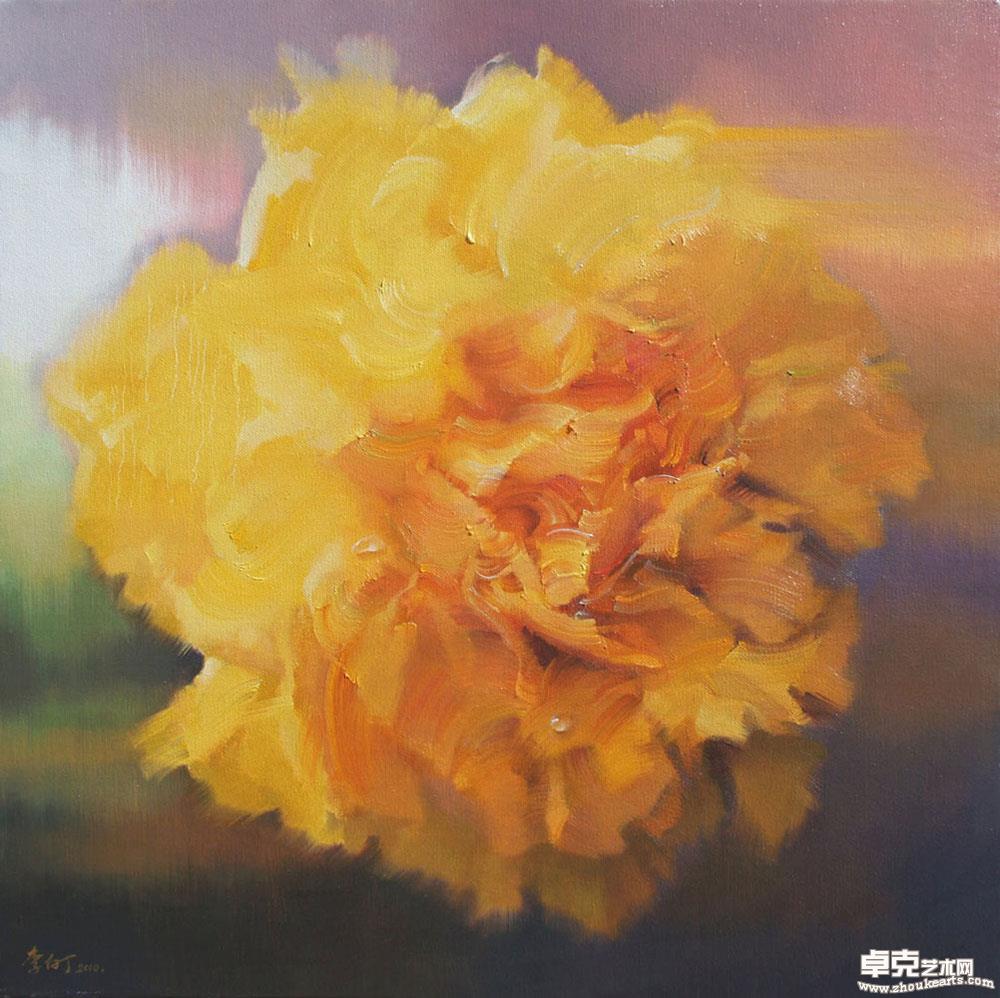 《花开的声音.No.5》80cmx80cm