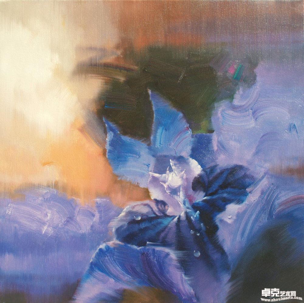《花开的声音.No.3》80cmx80cm
