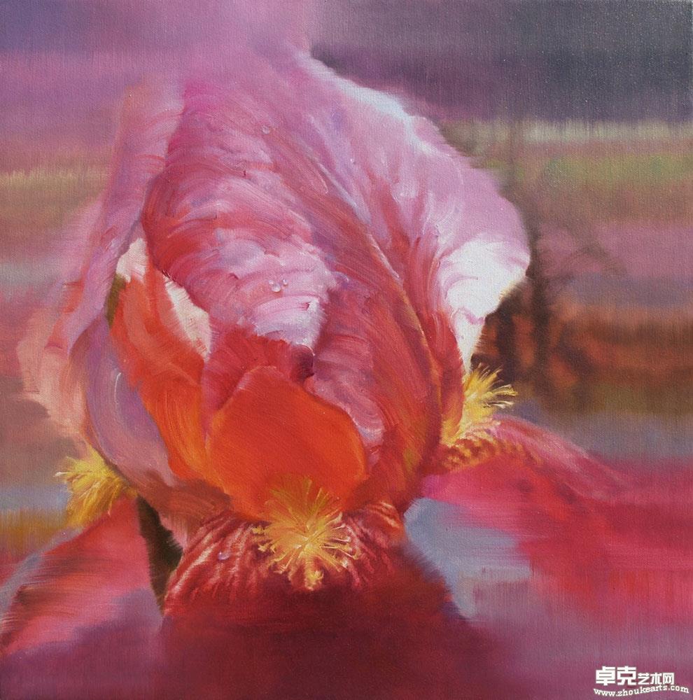 《花开的声音.No.2》80cmx80cm