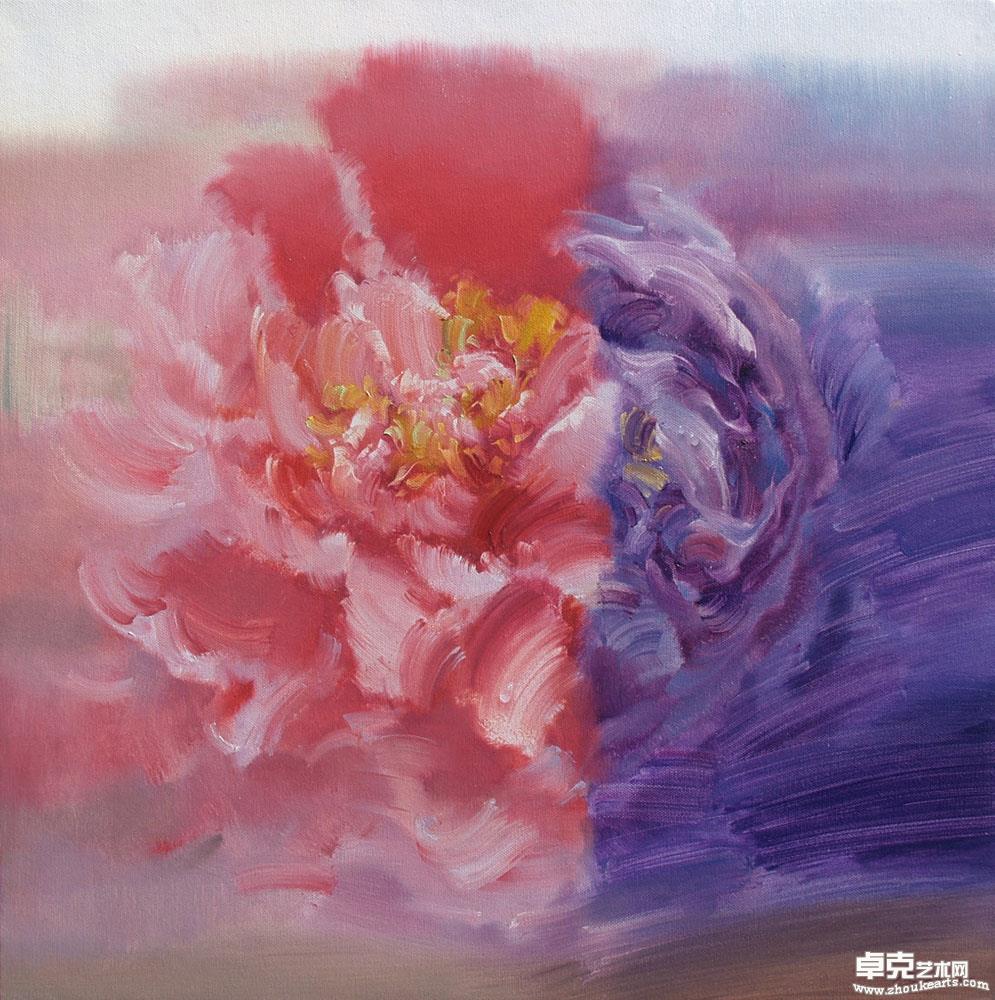 《花开的声音.No.1》80cmx80cm
