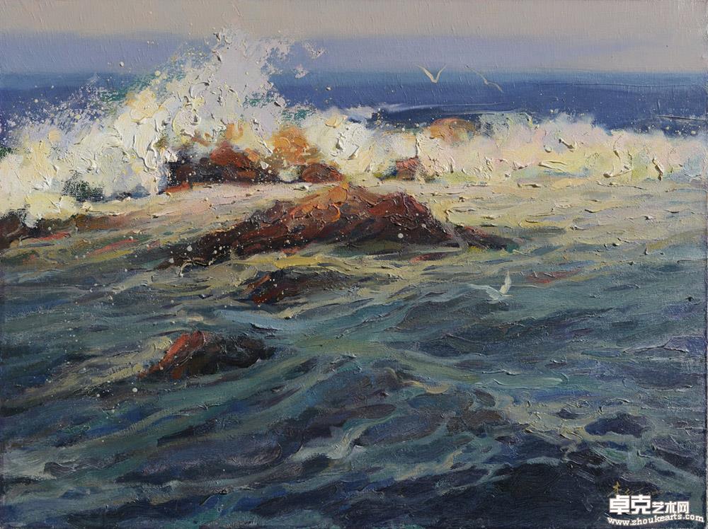 《海景》之二80cmx60cm