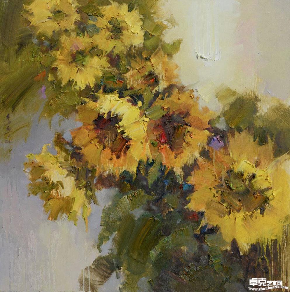 《向日葵》之二80cmx80cm