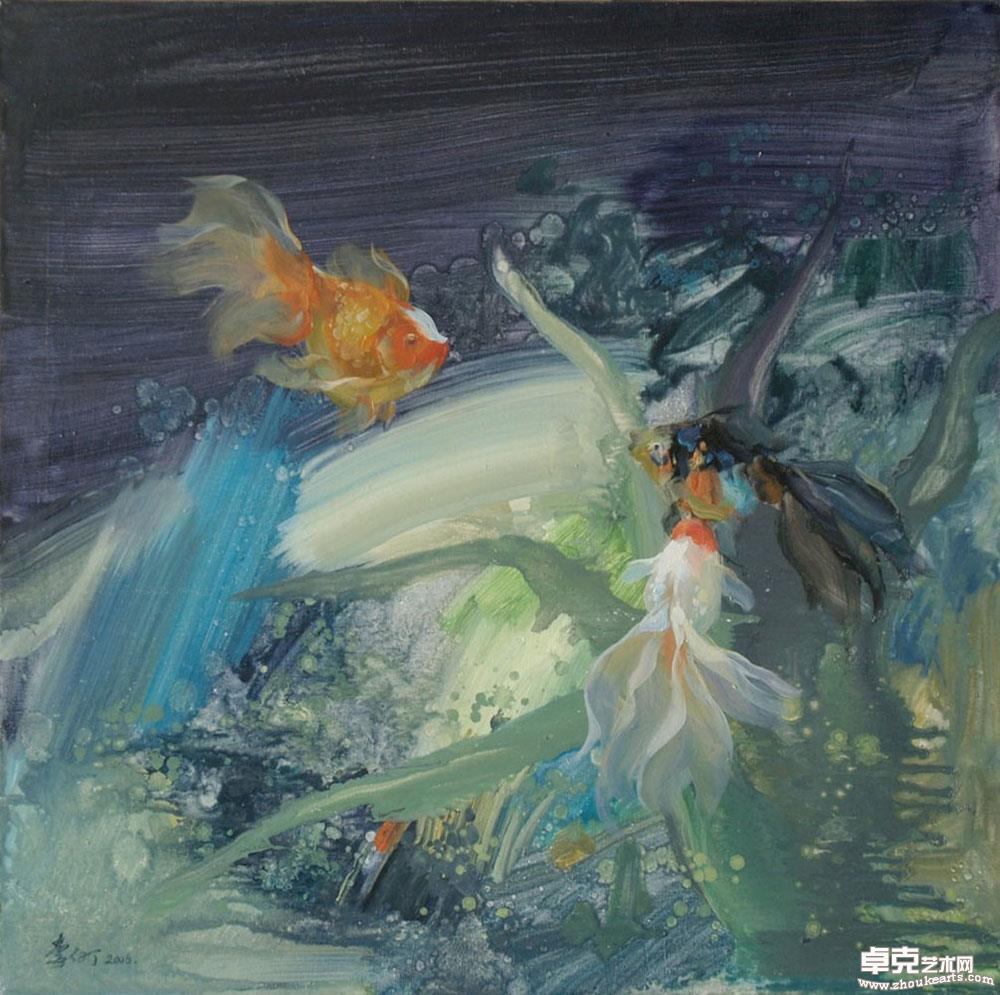 《逍遥游》之三60cmx60cm