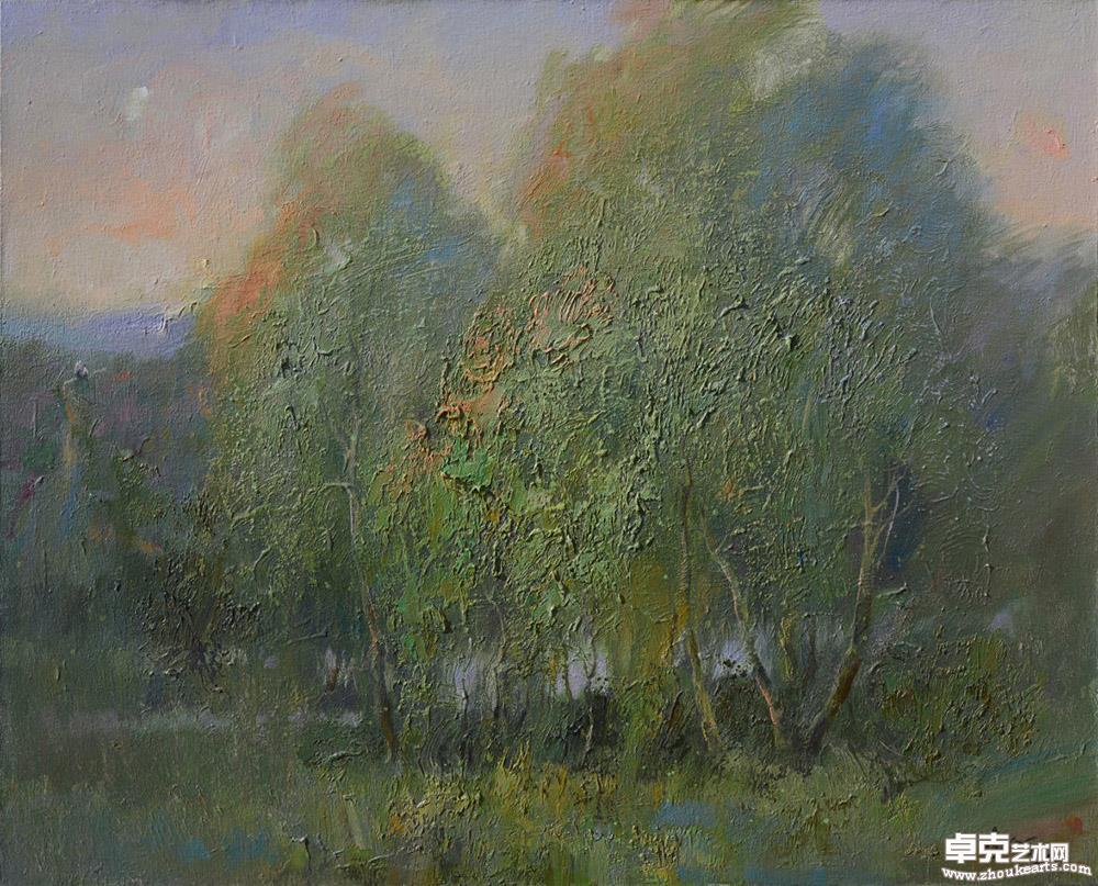 《晓月》80cmx65cm
