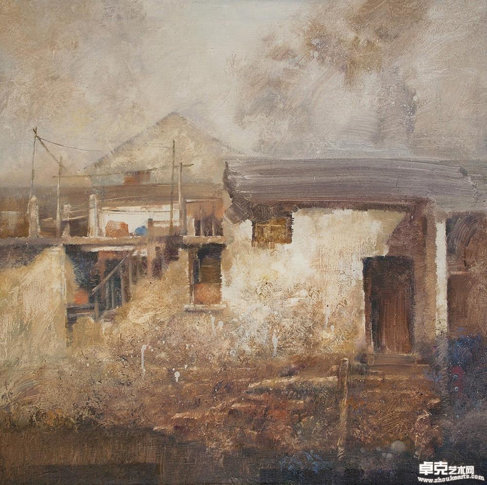 《故乡的记忆》80cmx80cm