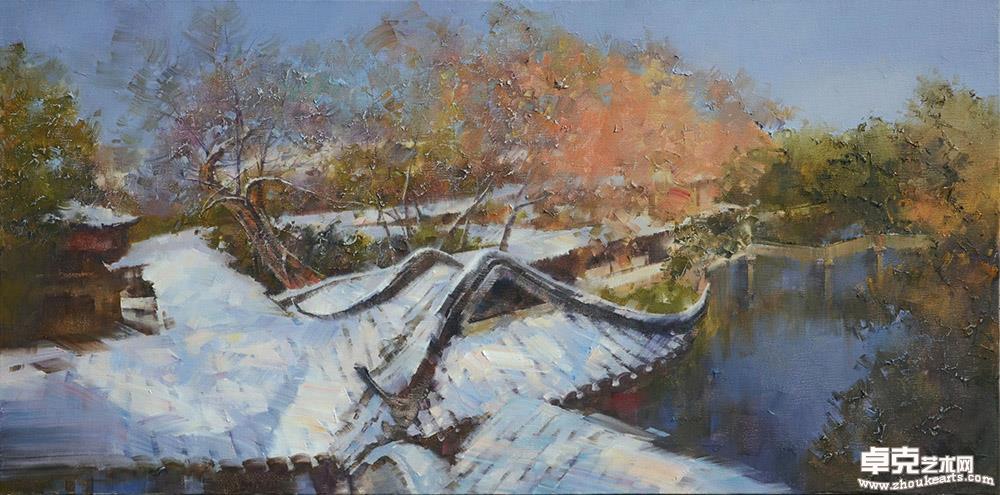 《初雪》120cmx60cm