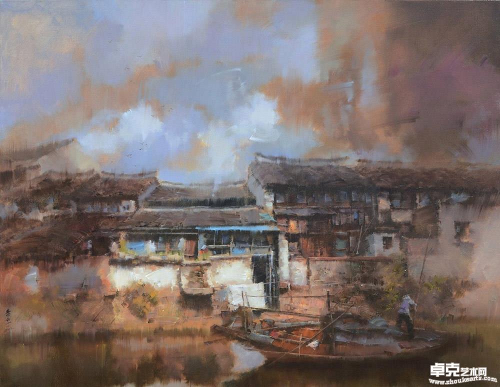 《梦回江南》146cmx114cm