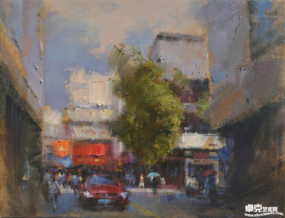 《六月街景》65cmx50cm