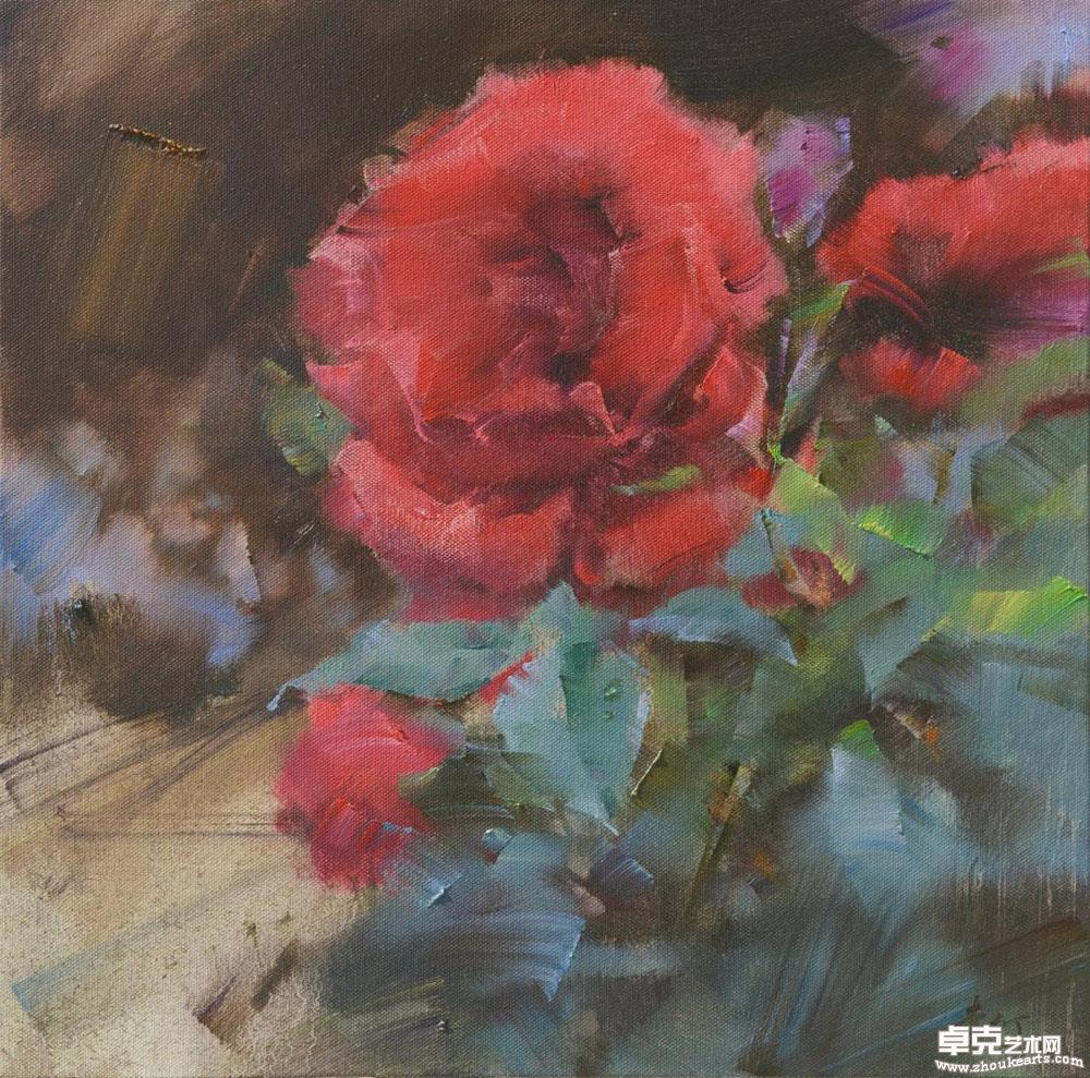 《花语》之二60cmx60cm