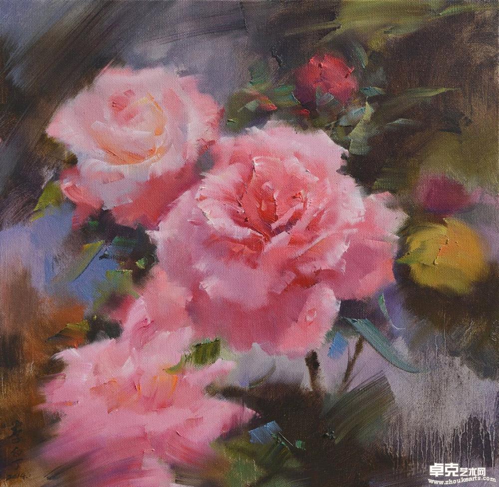 《花语》之一60cmx60cm