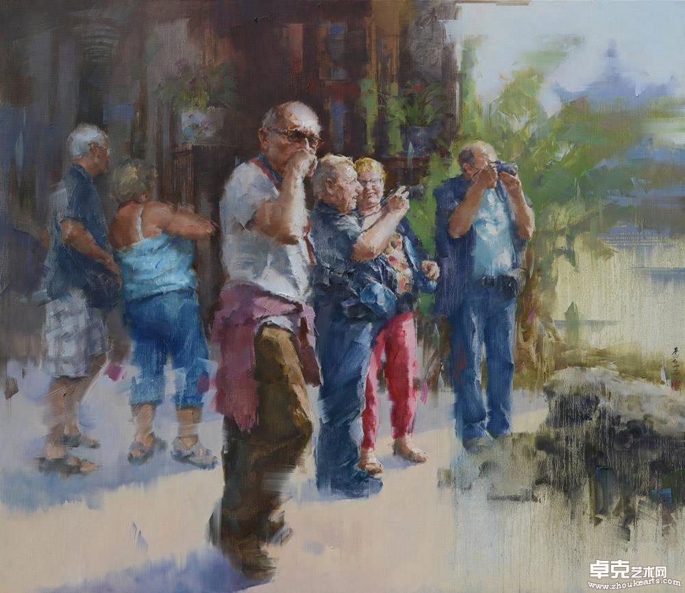 《旅人》190cm×165cm
