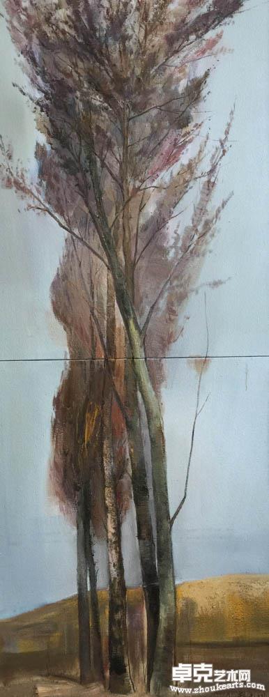 春之树之一 200cmx80cm